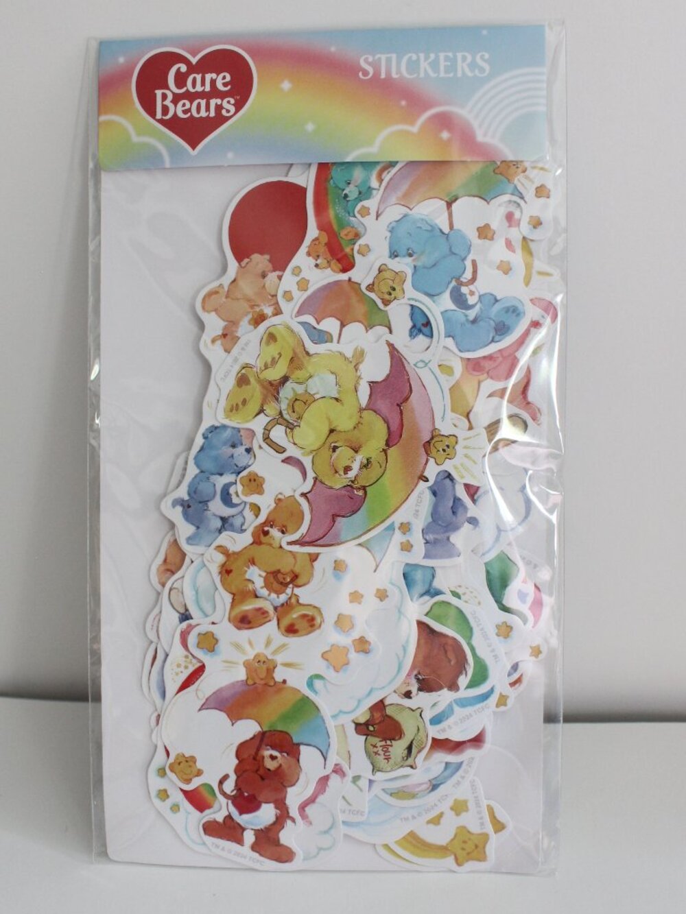 Care Bears Sticker Lot of 55 Stickers 2024